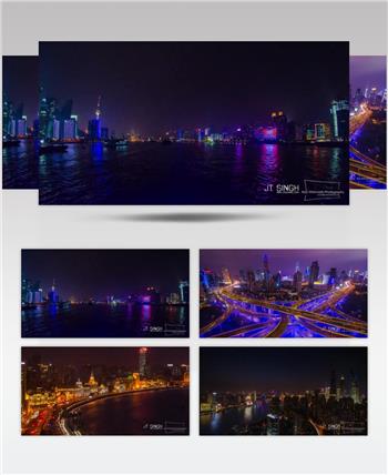-延时摄影-这就是上海 美丽风景延时拍摄 视频-