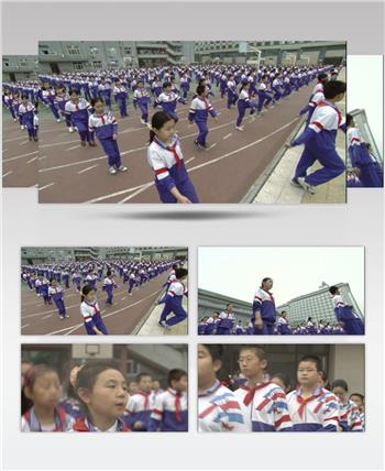 0269-小学生集体操教育 知识 学习 教室