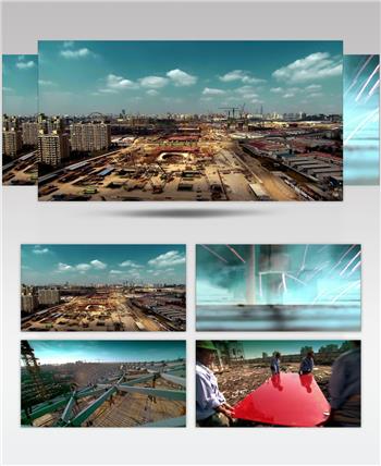 045-建筑建设镜头一大组_batch中国高清实拍素材宣传片