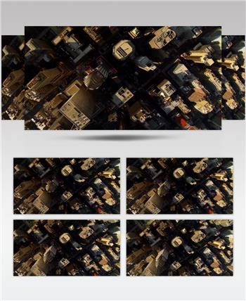 中国上海广州城市地标建筑高端办公楼夜景航拍宣传片高清视频素材现代城市18