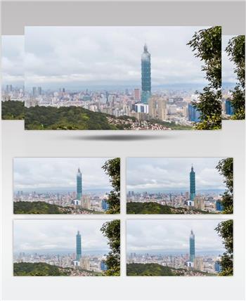 中国上海广州城市地标建筑高端办公楼夜景航拍宣传片高清视频素材现代城市26