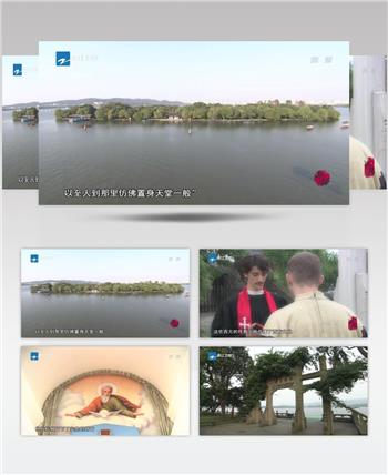 西湖10 中国杭州湖边水边_batch中国高清实拍素材宣传片