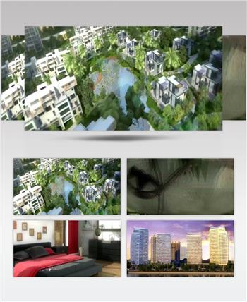 三维动画地产 三维建筑漫游 三维建筑动画