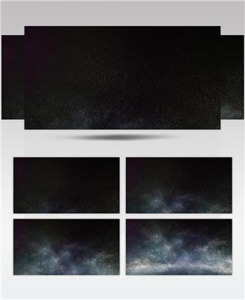 延时摄影银河以其丰富的恒星照亮空间