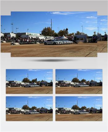 摩托车赛车表演