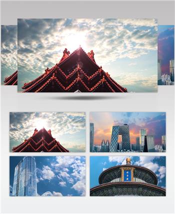 4K超清北京大气建筑延时视频素材