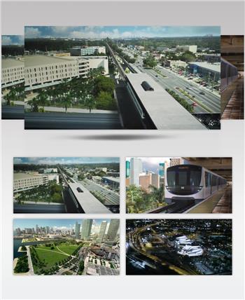 三维 地铁 动画