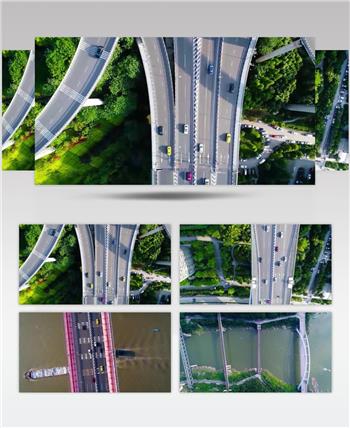 重庆现代化桥梁风采鸟瞰