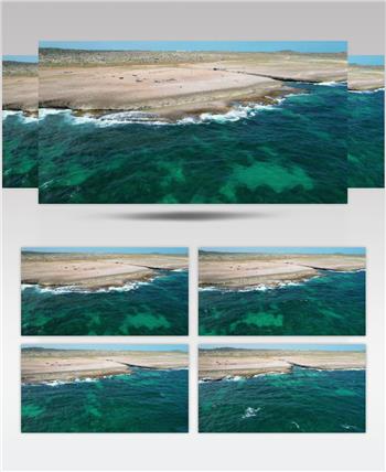 水色 海滩 岛 沙 海 浪潮 旅行 热带 水 4K
