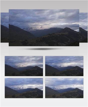 延时：四姑娘云雾美景