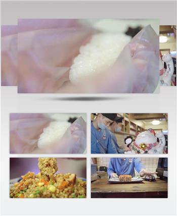 日本料理三文鱼刺身寿司店视频实拍