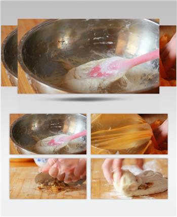 烤面包美食制作视频实拍