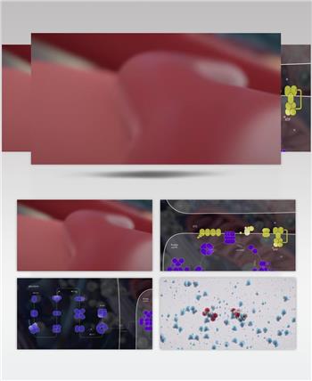 抗缺氧治疗人体机理医疗三维动画视频素材