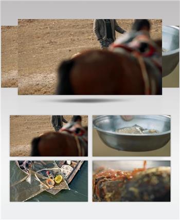 美食制作食材菜肴视频素材