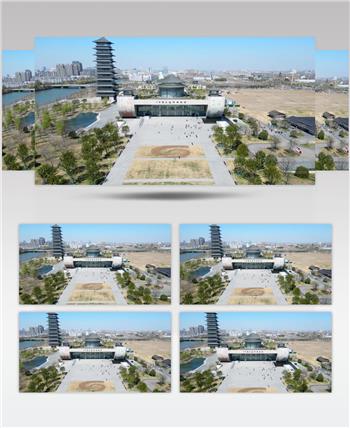 【4K60帧】扬州大运河博物馆航拍