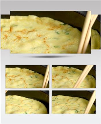 上海葱油饼制作过程4K