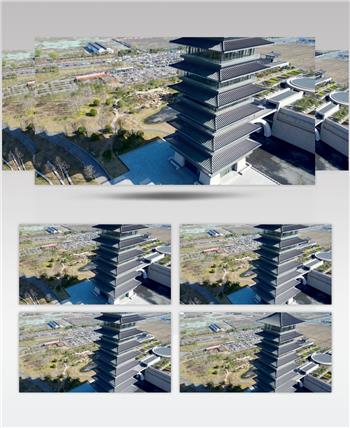 【4K60帧】扬州大运河博物馆大运塔航拍