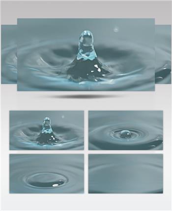 水滴水珠高帧率高速慢镜头升格 (1)