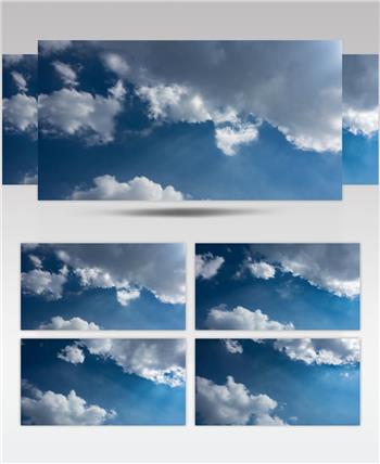 20230805a延时摄影雄壮的白云飘荡