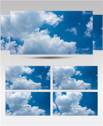 20230805f延时摄影白云蓝天壮观的白云飘飘