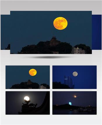 月亮穿越各种场景集合