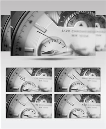 石英机械手表计时器秒针时间
