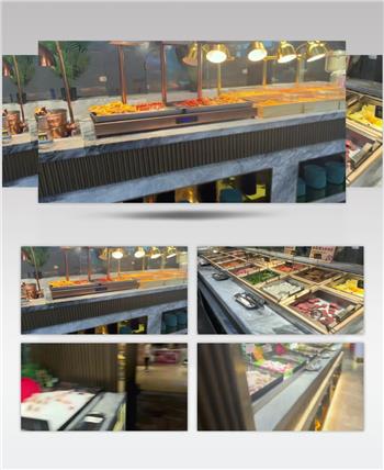 美食盛宴实拍素材