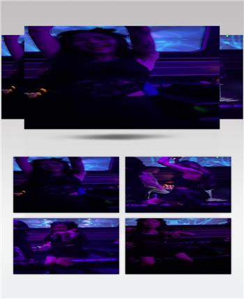 酒吧表演模特视频