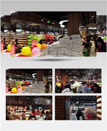 光厂_27501780_超市开业人流人群商超购物消费