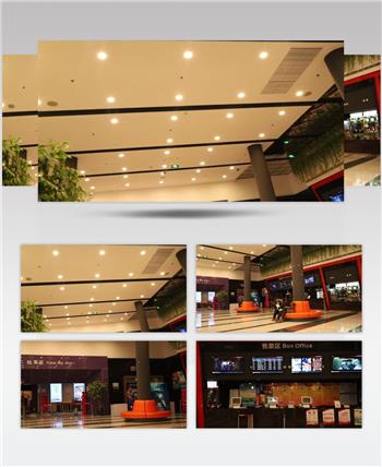 电影院 影院大厅 购票看电影