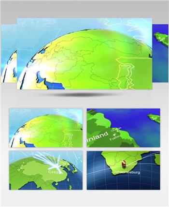 延时 空拍 城市 地球 云 铁塔 自由女神像