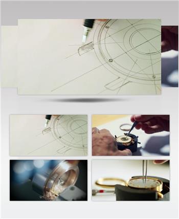 工匠精神手工制作机械手表