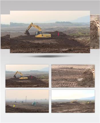 农田水利兴修实拍高清视频