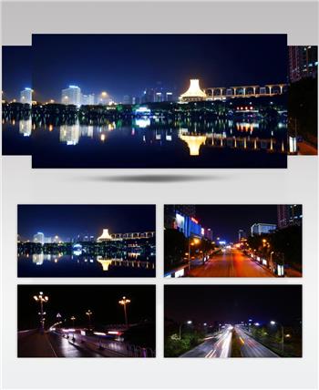 中国广西南宁延时摄影