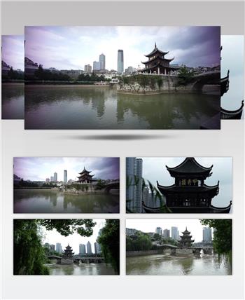 贵阳甲秀楼纪实拍摄贵阳旅游宣传视频素材