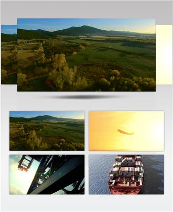 宣传片大气航拍视频