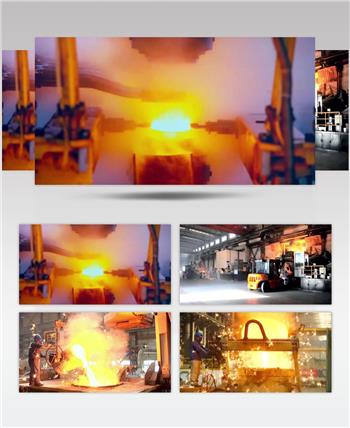 工厂冶炼工业生产实拍