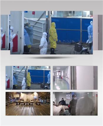 武汉肺炎冠状病毒疫情素材合集视频素材