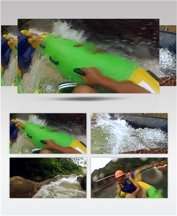 漂流 高山 滑水 户外 运动 精彩 花絮
