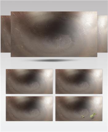 茶叶倒入传统茶缸炒茶实拍视频