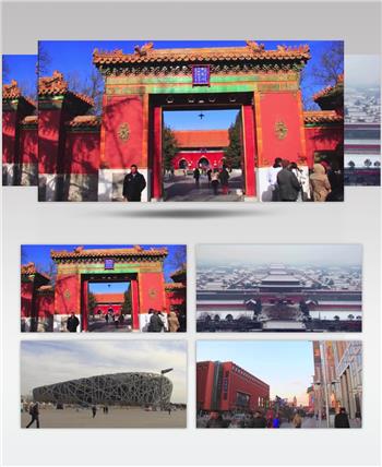 北京 城市 旅游 风光 延时 广场 纪念碑