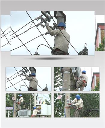 电力抢修电力维修电力系统电力工人