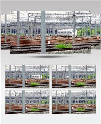 高铁进出站延时摄影