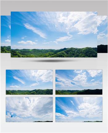 壮美山川大地阳光透过云层延时视频素材