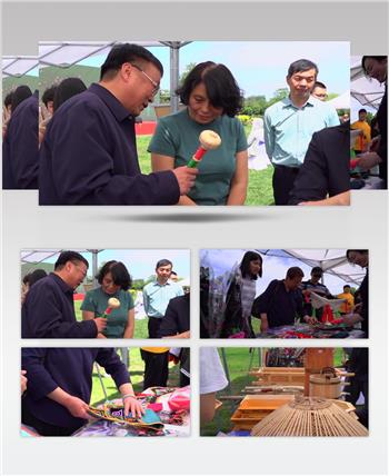 非遗产品公园展销活动