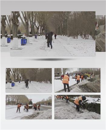 城市除雪扫雪铲雪