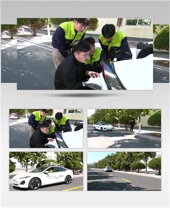 汽修专业学生驾驶汽车学习远原理