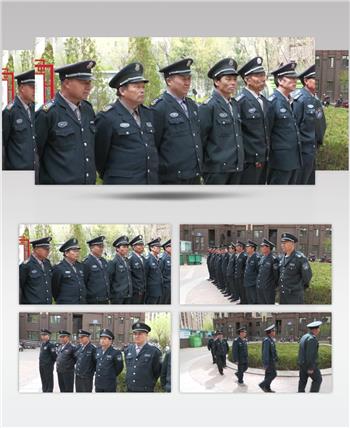 保安开会小区保安晨会训话保安管理安保