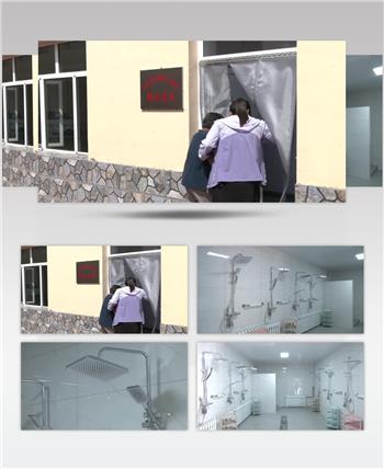 农村暖心浴室设施齐全