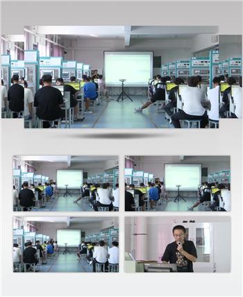 技校机电工程系学生上课